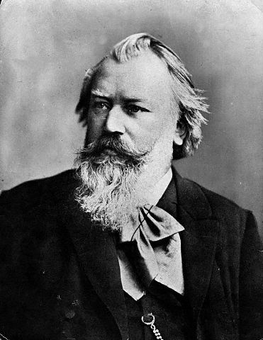Johannes Brahms with thick stately beard