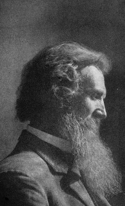 John Muir with chest-length beard